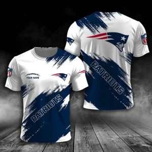 New England Patriots Trendy Men's 3D Printed T-shirt Fashion O-neck 2025 AZTS1616