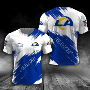 Los Angeles Rams Trendy Men's 3D Printed T-shirt Fashion O-neck 2025 AZTS1619
