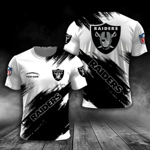 Las Vegas Raiders Trendy Men's 3D Printed T-shirt Fashion O-neck 2025 AZTS1621