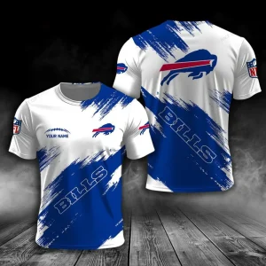 Buffalo Bills Trendy Men's 3D Printed T-shirt Fashion O-neck 2025 AZTS1634