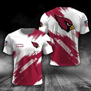 Arizona Cardinals Trendy Men's 3D Printed T-shirt Fashion O-neck 2025 AZTS1637
