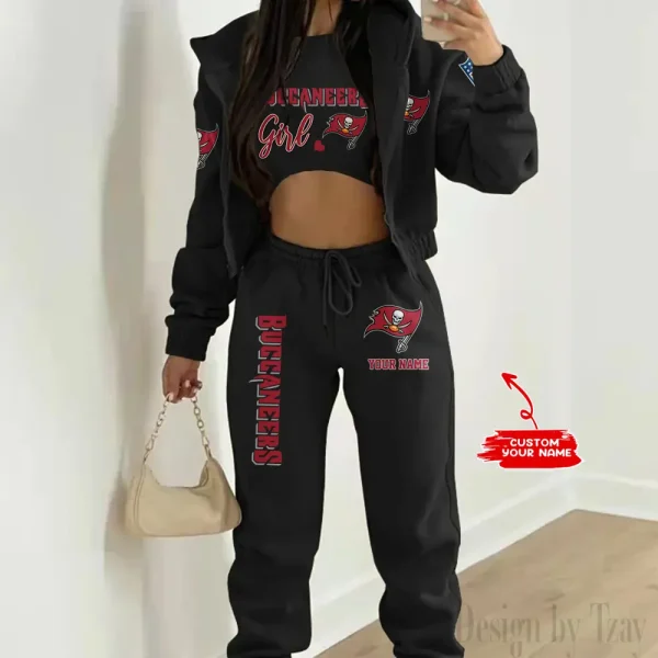 Tampa Bay Buccaneers Personalized Women Sporty Streetwear Set SPTWAL3PS223 - Image 2