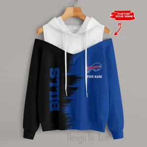 Buffalo Bills Chic Off Shoulder Casual Hoodie S9CSH036