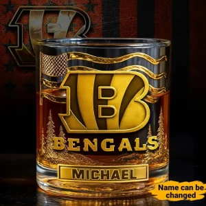 Cincinnati Bengals Whiskey Glass Multi Function SPTWGMF016