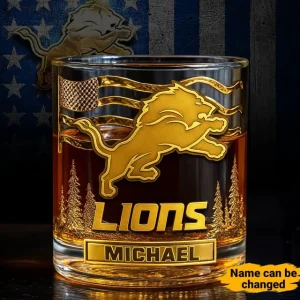 Detroit Lions Whiskey Glass Multi Function SPTWGMF020