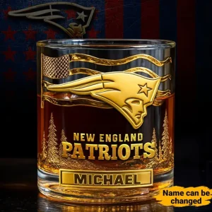 New England Patriots Whiskey Glass Multi Function SPTWGMF031