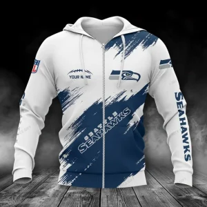 Seattle Seahawks Zip Hoodie Best Gifts For Fans SPTZHBGF004