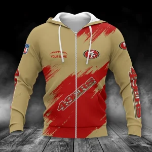 San Francisco 49ers Zip Hoodie Best Gifts For Fans SPTZHBGF005