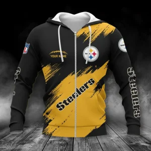 Pittsburgh Steelers Zip Hoodie Best Gifts For Fans SPTZHBGF006