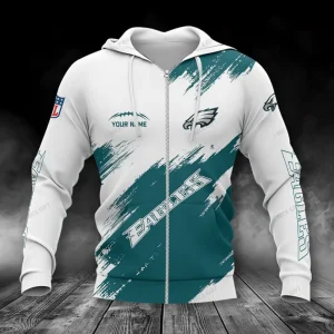 Philadelphia Eagles Zip Hoodie Best Gifts For Fans SPTZHBGF007