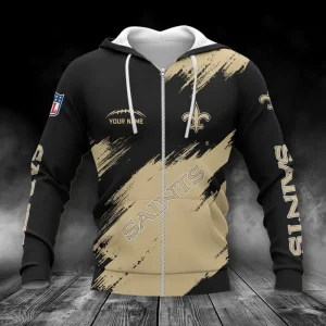 New Orleans Saints Zip Hoodie Best Gifts For Fans SPTZHBGF009