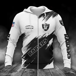 Las Vegas Raiders Zip Hoodie Best Gifts For Fans SPTZHBGF015