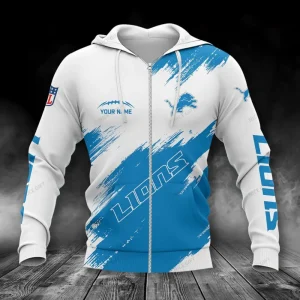 Detroit Lions Zip Hoodie Best Gifts For Fans SPTZHBGF021