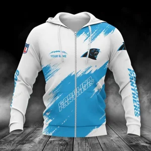 Carolina Panthers Zip Hoodie Best Gifts For Fans SPTZHBGF027