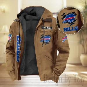 Buffalo Bills Men Classic Badge Winter Jacket SPTPJH197