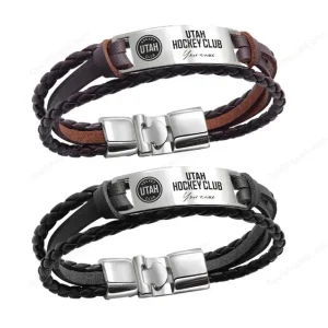 Utah Hockey Club Personalized Handmade Bracelet Gift For Fans SPTPHBGF020