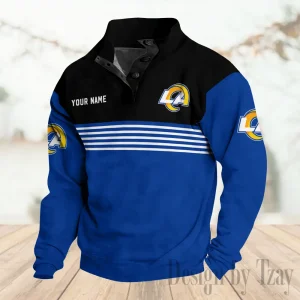 Los Angeles Rams Buttoned Collar Sweatshirt New Design 2025 S9DBSCH2239