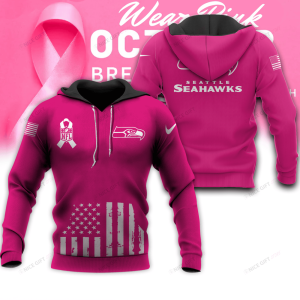 Seattle Seahawks Breast Cancer Awareness Hoodie AZHD1271
