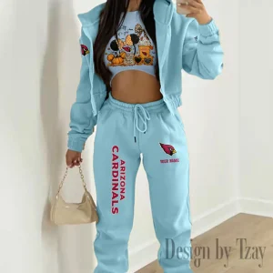 Arizona Cardinals Personalized Women Sporty Streetwear Set SPTWAL3PS258