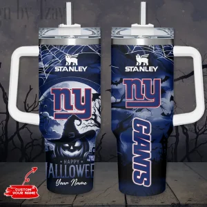 New York Giants NFL Metal Style Custom 40oz Stanley Tumbler AZC40OZT892