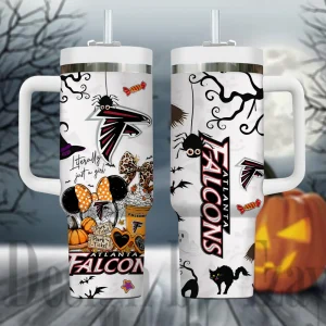 Atlanta Falcons NFL Metal Style Custom 40oz Stanley Tumbler AZC40OZT902
