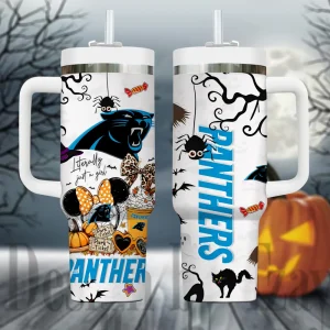 Carolina Panthers NFL Metal Style Custom 40oz Stanley Tumbler AZC40OZT905