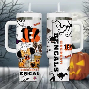 Cincinnati Bengals NFL Metal Style Custom 40oz Stanley Tumbler AZC40OZT907