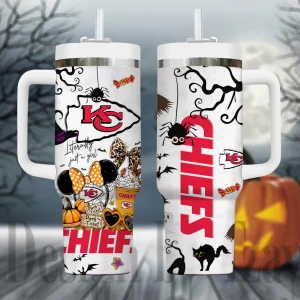 Kansas City Chiefs NFL Metal Style Custom 40oz Stanley Tumbler AZC40OZT916