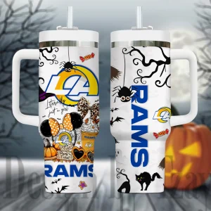 Los Angeles Rams NFL Metal Style Custom 40oz Stanley Tumbler AZC40OZT919