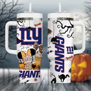 New York Giants NFL Metal Style Custom 40oz Stanley Tumbler AZC40OZT924