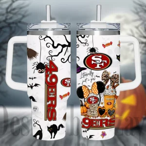 San Francisco 49ers NFL Metal Style Custom 40oz Stanley Tumbler AZC40OZT928