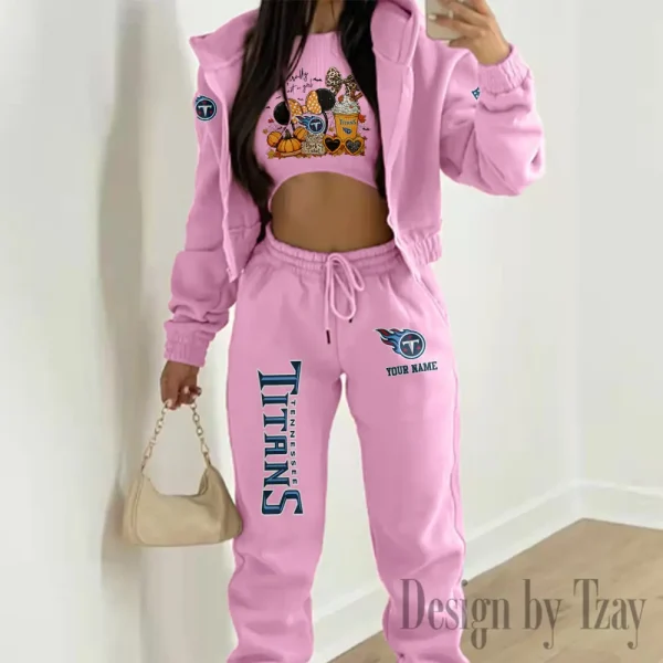 Tennessee Titans Personalized Women Sporty Streetwear Set SPTWAL3PS288 - Image 4