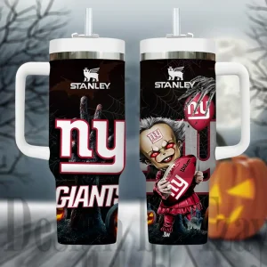 New York Giants NFL Metal Style Custom 40oz Stanley Tumbler AZC40OZT956