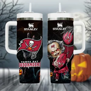 Tampa Bay Buccaneers NFL Metal Style Custom 40oz Stanley Tumbler AZC40OZT962
