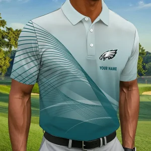 Philadelphia Eagles Summer Man Polo Shirt Button SPTPOLOS035