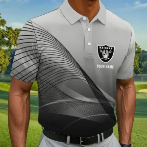 Las Vegas Raiders Summer Man Polo Shirt Button SPTPOLOS036