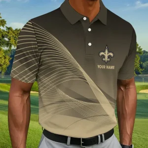 New Orleans Saints Summer Man Polo Shirt Button SPTPOLOS037