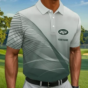 New York Jets Summer Man Polo Shirt Button SPTPOLOS063