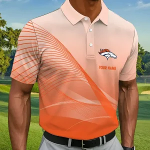 Denver Broncos Summer Man Polo Shirt Button SPTPOLOS064