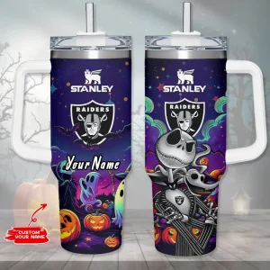 Las Vegas Raiders Cold Drink Mugs Cup Printed Water Bottle 40oz AZC40OZT981