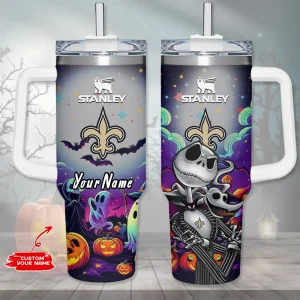 New Orleans Saints Cold Drink Mugs Cup Printed Water Bottle 40oz AZC40OZT987