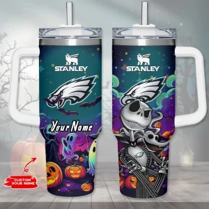 Philadelphia Eagles Cold Drink Mugs Cup Printed Water Bottle 40oz AZC40OZT990