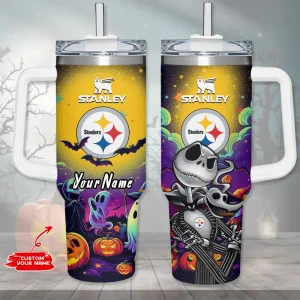 Pittsburgh Steelers Cold Drink Mugs Cup Printed Water Bottle 40oz AZC40OZT991