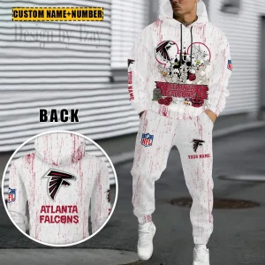 Atlanta Falcons Combo Hoodie And Sweatpants Gift For Fan AZHD1284