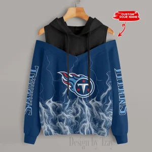 Tennessee Titans Slime Off Shoulder Hoodies Women Sweatshirt Autumn S9CSH453