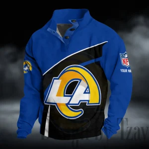 Los Angeles Rams Buttoned Collar Sweatshirt New Design 2025 S9DBSCH2271