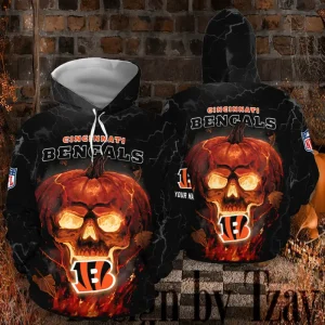 Cincinnati Bengals 3D Printed Pullover Hoodie AZHD1294