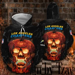 Los Angeles Chargers 3D Printed Pullover Hoodie AZHD1305