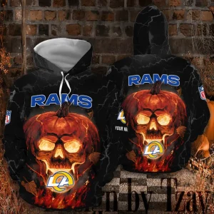 Los Angeles Rams 3D Printed Pullover Hoodie AZHD1306