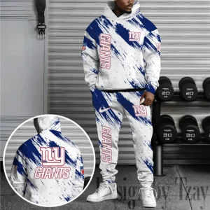 New York Giants Combo Hoodie And Sweatpants Gift For Fan AZHD1377